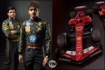 フェラーリ、F1イタリアGPでカーボンファイバーを強調！ウェアやヘルメット他限定アイテムも登場