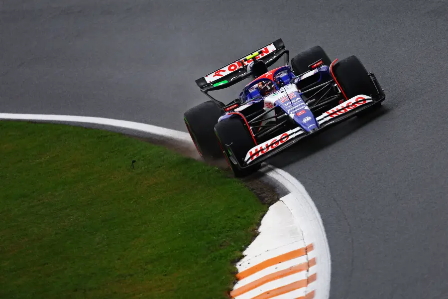 【F1オランダGP：FP3順位】大クラッシュで炎上、赤旗中断！残り2分で再開、角田裕毅とペレスはタイムを残せず予選へ