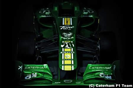 ケーターハム、27日に新車CT01のエンジン始動