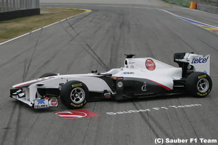 ザウバー、新車発表＆初走行の日程が決定