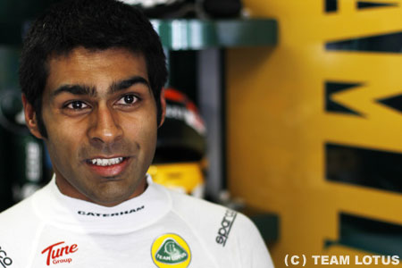 2012年は報酬を受けてレースをするとカルン・チャンドック