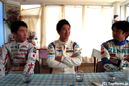 小林可夢偉、片山右京、笹原右京インタビューその2