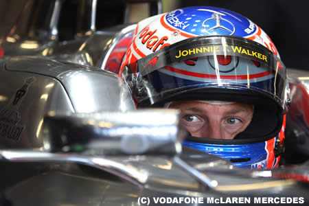 マクラーレン、ジェンソン・バトンが新車の初走行