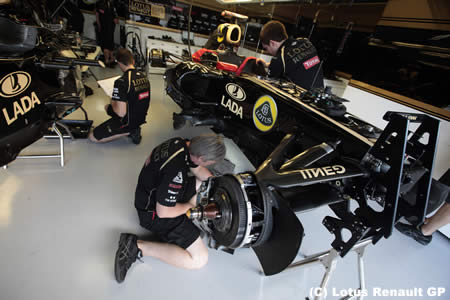 ロータスの車高調整システム、ルール違反に