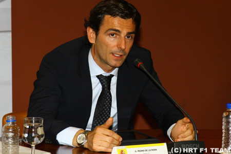 ペドロ・デ・ラ・ロサ、HRTを2年以内に入賞させたい