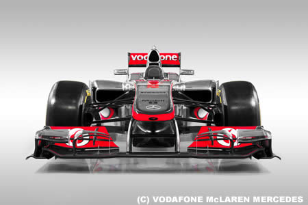 【画像】マクラーレンMP4-27を正面から