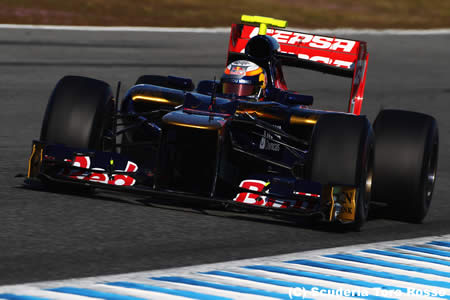 ジャン・エリック・ベルニュ、F1ヘレステスト最終日に2番手タイムを記録