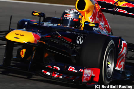 F1バルセロナテスト1日目、セバスチャン・ベッテルがトップ