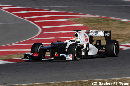 セルジオ・ペレス、排気系統にトラブルも2番手タイムを記録