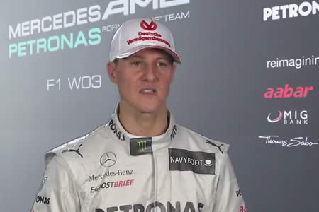 【動画】ミハエル・シューマッハ インタビュー W03発表