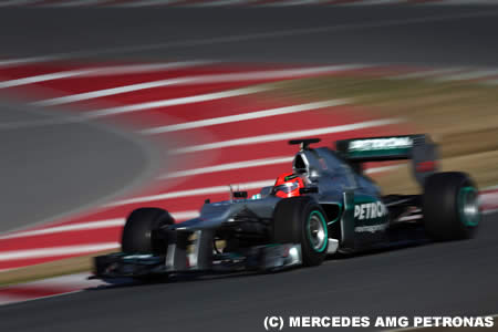 ミハエル・シューマッハ「前向きな気持ちでテストを終えられる」