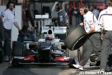 ザウバー、初日3番手に「とても満足」