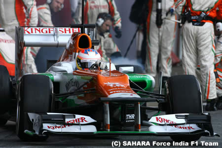 ポール・ディ・レスタ、レースシミュレーションでテスト終了