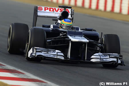 ブルーノ・セナ、テスト最終日に3番手タイム記録