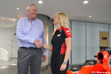 女性ドライバー、マルシャとテストドライバー契約を結ぶ