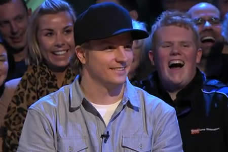 【動画】キミ・ライコネン、トップ・ギア収録スタジオを爆笑の渦に