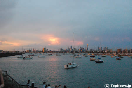 夕暮れのメルボルンその3＝F1オーストラリアGP