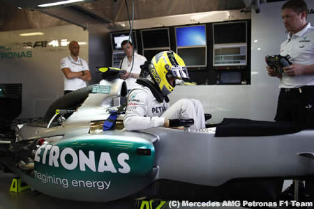 ニコ・ロズベルグ「クルマの感触はすごくよかった」