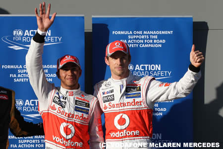 F1開幕戦オーストラリアGP予選の結果