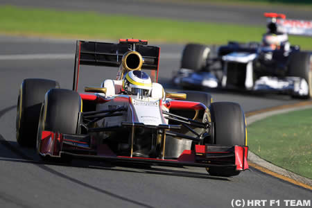 HRT、オーストラリアGP決勝出場は認められず