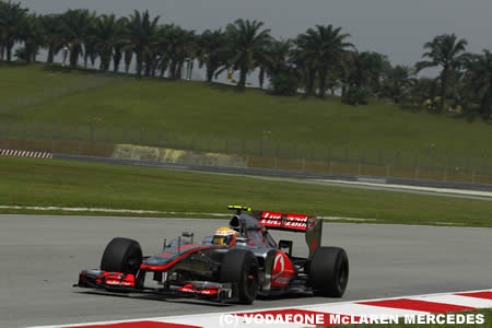 F1第2戦マレーシアGPフリー走行2回目の結果