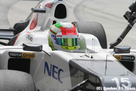 セルジオ・ペレス激走にザウバー代表も涙＝F1マレーシアGP