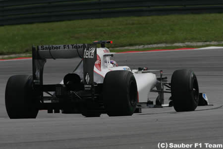 ジェンソン・バトン、ザウバーは「めちゃくちゃ速い」