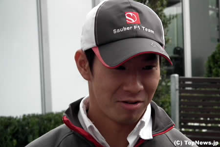 小林可夢偉、初日の走行終了後の表情＝F1オーストラリアGP　その2