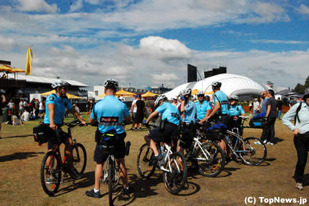 F1オーストラリアGP、地元警察は自転車でパトロール　その2