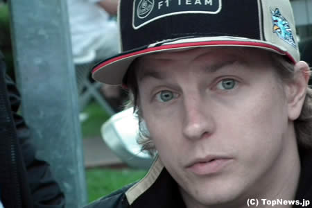 予選直後のキミ・ライコネンの表情＝F1オーストラリアGP　その1