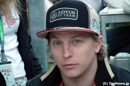 予選直後のキミ・ライコネンの表情＝F1オーストラリアGP　その6