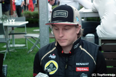 予選直後のキミ・ライコネンの表情＝F1オーストラリアGP　その7