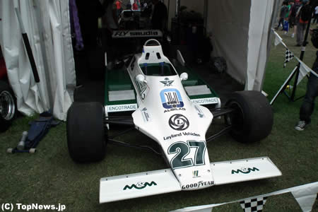F1オーストラリアGPのヒストリックカー（Williams FW07）
