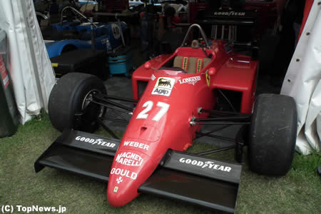 F1オーストラリアGPのヒストリックカー（Ferrari 156/85 F1 Turbo）