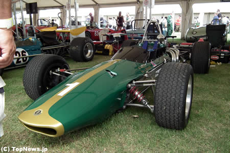 F1オーストラリアGPのヒストリックカー（Elfin Mono）