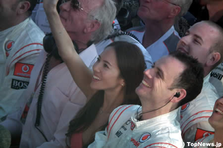 道端ジェシカ、バトン優勝に歓喜＝F1オーストラリアGP　その1