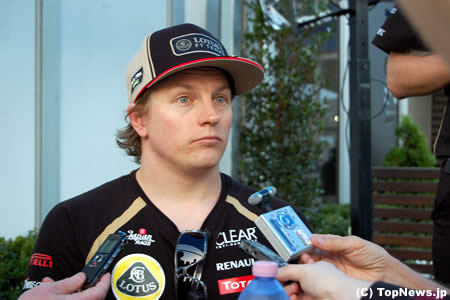 決勝直後のキミ・ライコネンの表情＝F1オーストラリアGP　その1
