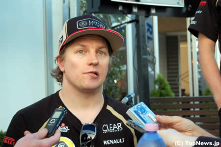 決勝直後のキミ・ライコネンの表情＝F1オーストラリアGP　その2