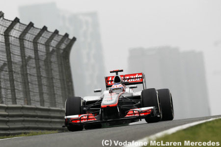 ジェンソン・バトン、タイヤの温度に苦慮