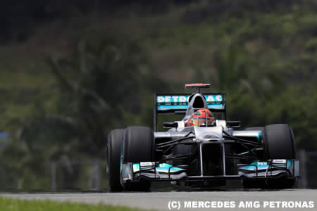 F1第3戦中国GPフリー走行2回目の結果