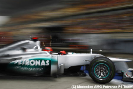 ミハエル・シューマッハ「クルマにはかなり満足」