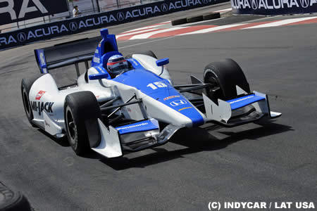 佐藤琢磨、インディ第3戦でトップ周回！