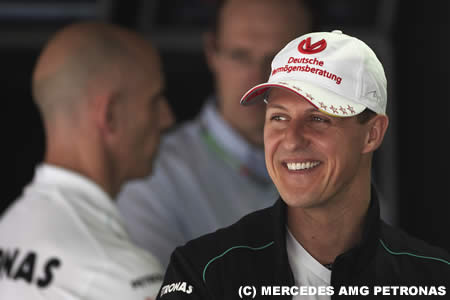 ミハエル・シューマッハ「決勝でもトップを走ることができる」