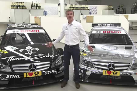 【動画】メルセデスDTMマシンをデビッド・クルサードが解説