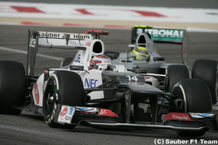 小林可夢偉「タイヤの性能低下が望んでいたより早かった」