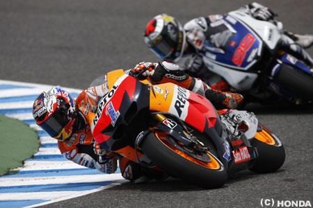 MotoGP第2戦決勝、ケーシー･ストーナーが優勝