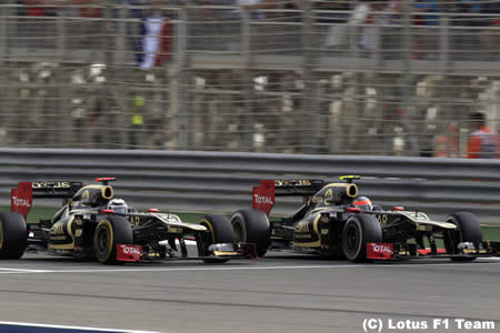 「ライコネンの方が速い」ロータスがグロジャンに無線