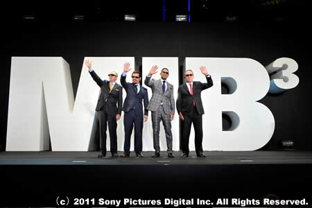 【映画】『メン・イン・ブラック3』ウィル・スミス＆トミー・リー・ジョーンズら来日