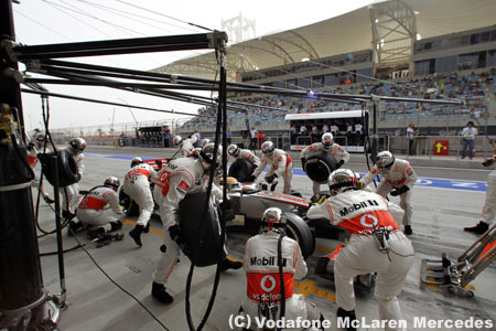 マクラーレン、ピット作業を改善