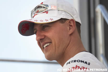 ミハエル・シューマッハ、タイヤが「議論」の的になって満足